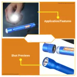 Lampe torche LED compacte 90 lumens thumbnail 3
