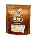Ultima Croquettes Chihuahua Chiens Poulet Riz Céréales Complètes Format 800g thumbnail 1