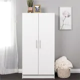 Armoire 2 battants 850X450X750 Cm Blanc ARB002 thumbnail 1