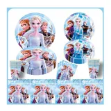 Vaisselle anniversaire thème Frozen – Ensemble - 51 pièces thumbnail 1