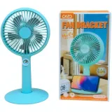 Mini Ventilateur Portable Rechargeable avec Support Téléphone thumbnail 1