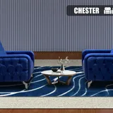 Salon Canapé 7 places Couleur Au Choix Chester thumbnail 6