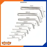 Jeu de 9 Clés Hexagonales Longues en Chrome (1.5 à 10mm) - WADFOW thumbnail 4