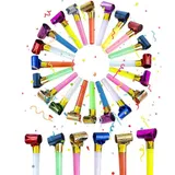 Soufflet de fête, générateur de bruit coloré, générateur de bruit à franges, pour jouer à la fête thumbnail 1