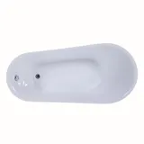 Baignoire YJ1010 en acrylique-coloris blanc thumbnail 5