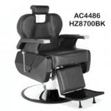 Chaise de Coiffeur Professionnelle Hydraulique HZ8700BK - Noir thumbnail 1