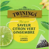 Twinings - Thé Vert Saveur Citron Vert Gingembre - 32g thumbnail 1