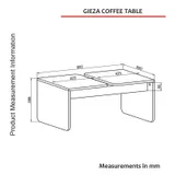 Table Basse Gieza Orta Sehpa B102 thumbnail 3