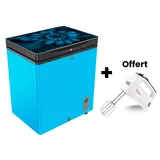Congelateur Walton Coffre 145LITRES Bleu WCF1D5DELXX + Batteuse Offert thumbnail 4