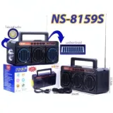 Radio Portable NNS NS-8159S avec Bluetooth et Solaire thumbnail 1