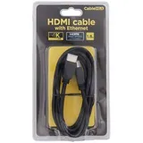 Câble Max - HDMI avec Ethernet, 1.8mm compatible écrans 4K - Noir thumbnail 1