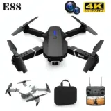 Drone Aérien E88 - Double Caméra 4K - Quadcopter RC pour Enfants thumbnail 1