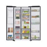 Refrigerateur Samsung Side By Side Family 2PORTES Avec DIST, Glacon Et Ecran Noir RS6HA8891B1 thumbnail 3