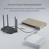 Tenda Switch PoE 10 Ports 10/100 Mbps avec 8 Ports PoE – TEF1110P-8-63W thumbnail 2