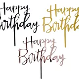 Lettrage gâteau Topper, décoration Joyeux anniversaire thumbnail 1