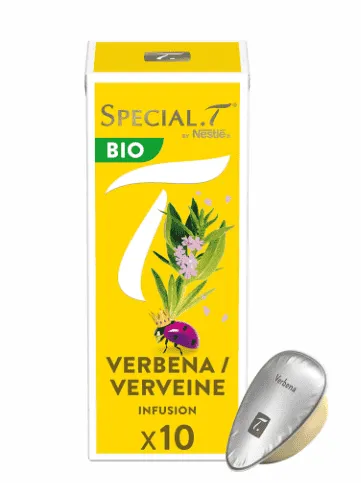 Special T by NESTLE - infusion de thé verveine (verbena) sans théine - 10 capsules
