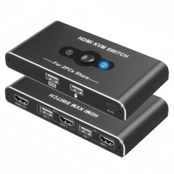 Switch KVM HDMI R SCAR RS-HDMI602 pour 2 Ordinateurs