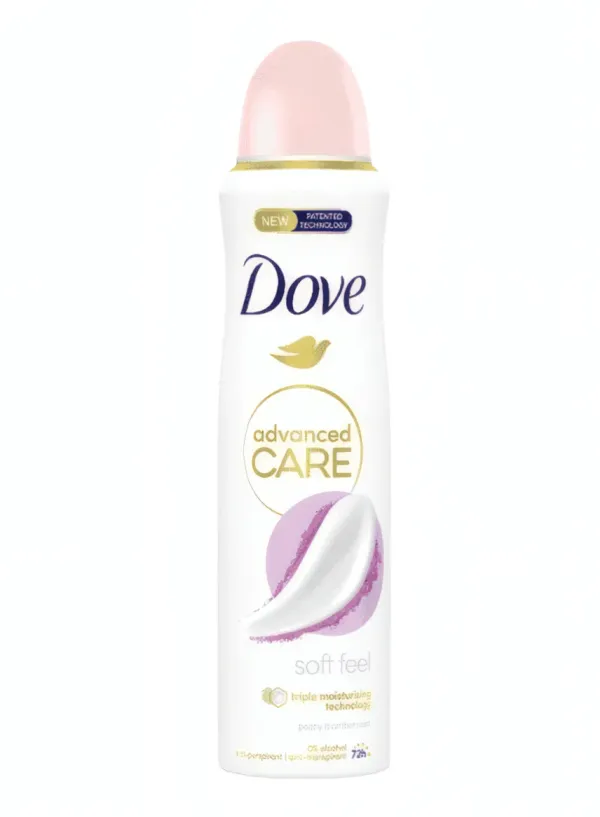 Dove – Déodorant Advanced Care Soft Feel Pivoine & Ambre