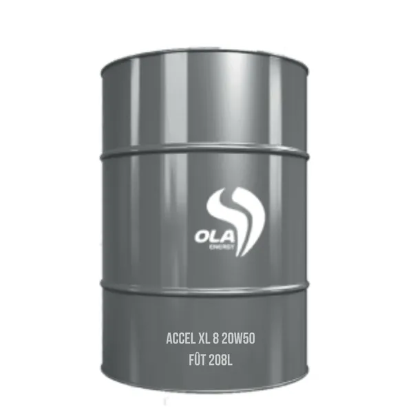 Huile moteur OLA Accel XL 8 20W50 fût 208L