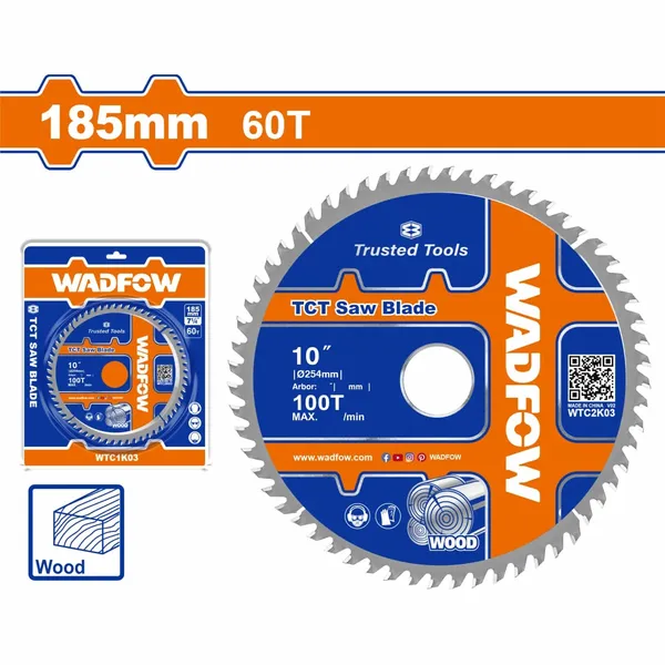 Tct saw blade WADFOW WTC1K03
