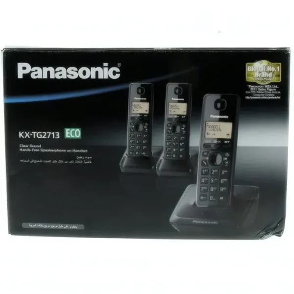 Téléphone Fixe sans Fil Panasonic KX-TG2713 - 3 Combinés