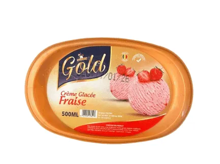 FRIZZ - Glace fraise gold 500ML