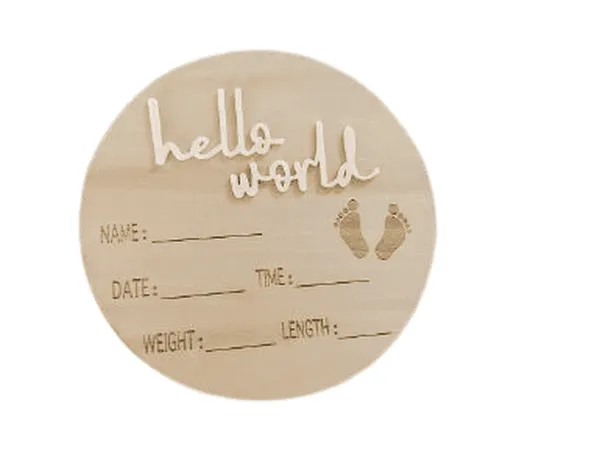 Accessoire naissance Bébé – Lettres Personnalisées Décoratives