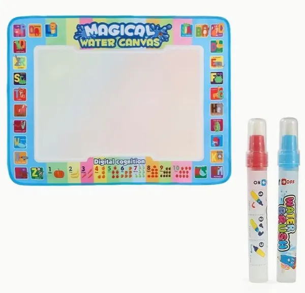 Toile Magique à l’Eau – Jeu de Dessin Réutilisable pour Enfants
