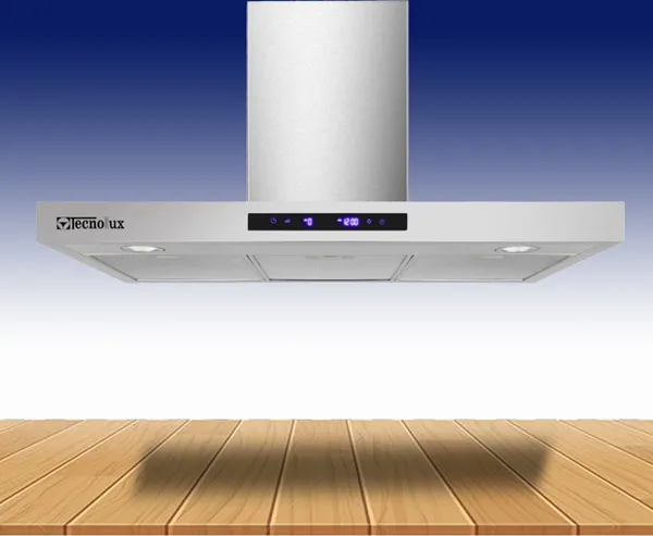 Hotte de Cuisine Technolux 90X60 avec Sortie Gris TEC90SS