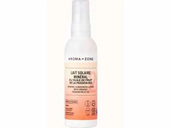 AromaZone -  Lait Solaire Minéral SPF 20 -  75 ml