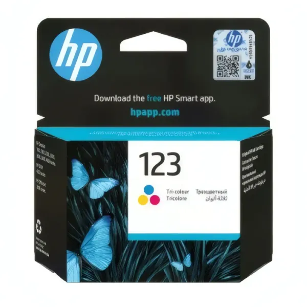 Cartouche d'encre HP 123 trois couleurs (F6V16AE), 100 pages
