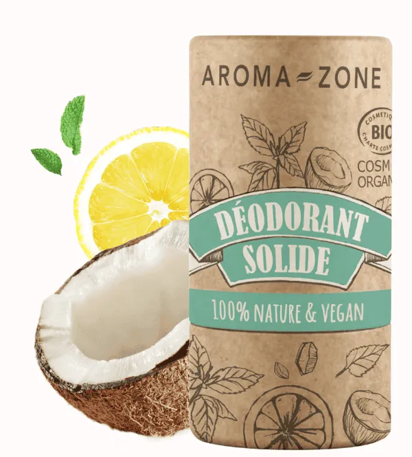 AROMA - ZONE- Déodorant solide au Palmarosa bio 45g