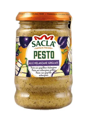 SACLA - Pesto aux aubergines grillées - 190G