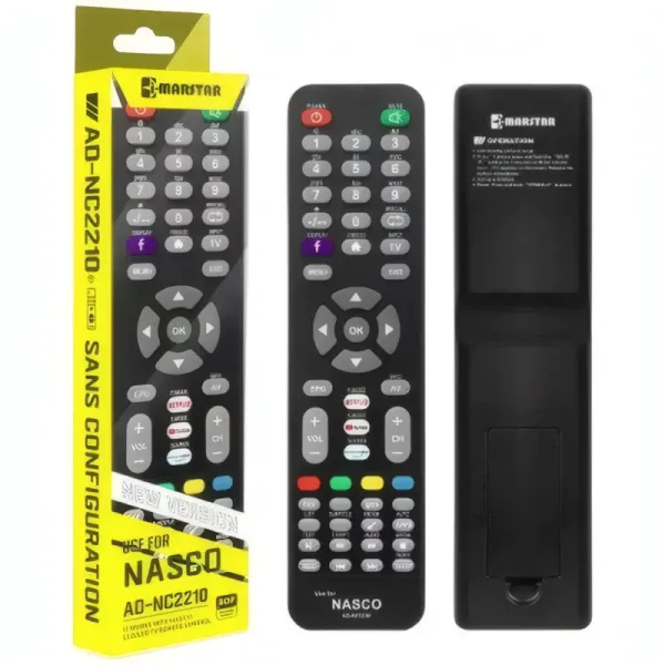 Télécommande Originale NASCO AD-NS2210 pour Téléviseur