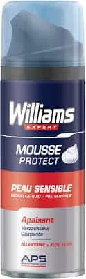 Williams – Mousse à Raser Homme Peau Sensible – 200 ml