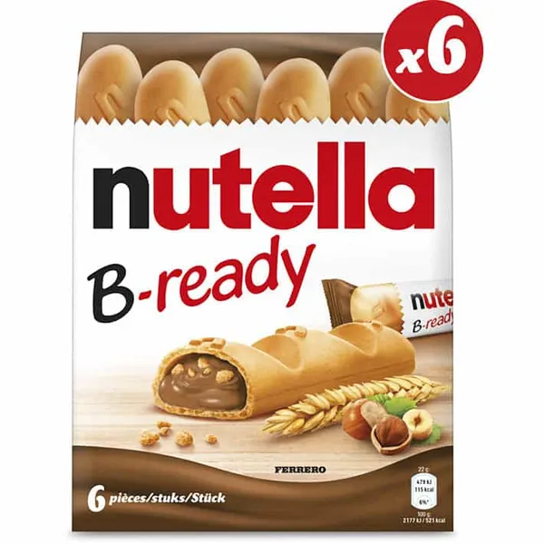 NUTELLA Biscuits Fourrés Noisettes et Cacao - 132G