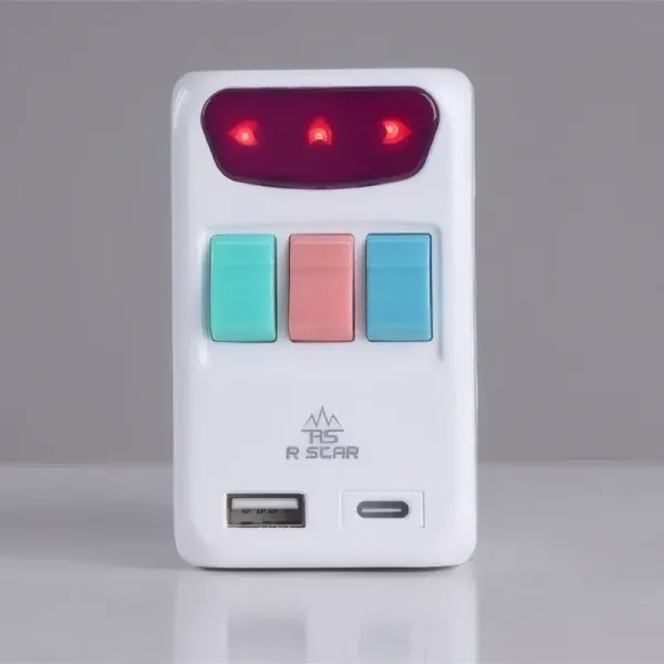 Multiprise Électrique Murale R SCAR RS-G140U avec Ports USB