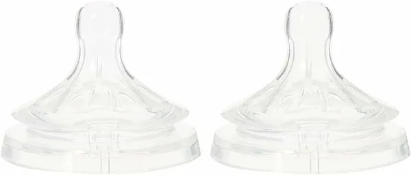 PHILIPS AVENT – Tétines Débit 6 Natural 6M+ 4 Trous (x2)