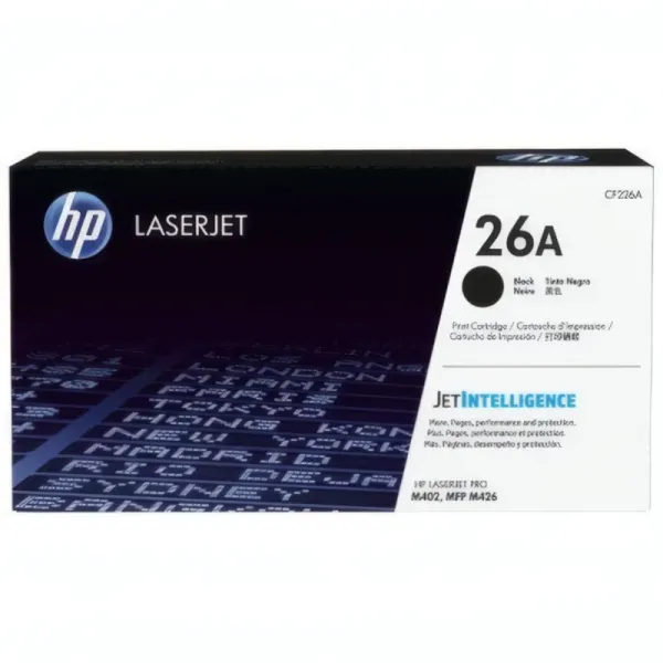 Toner HP-26A Noir (CF226A) - 3100 pages
