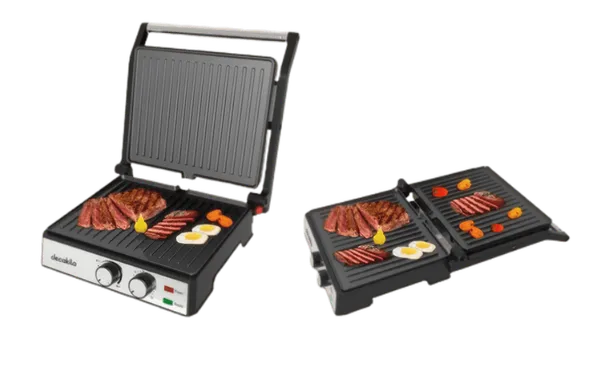 Grille électrique 2-en-1 Decakila - 2000W