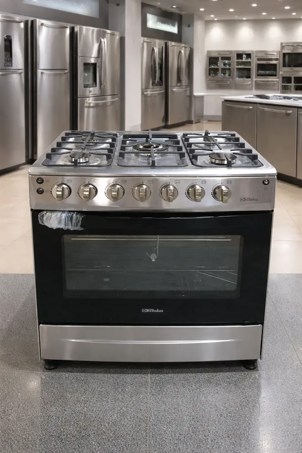 Cuisiniere Tecnolux 5 feux 80X60 Gris TEC85