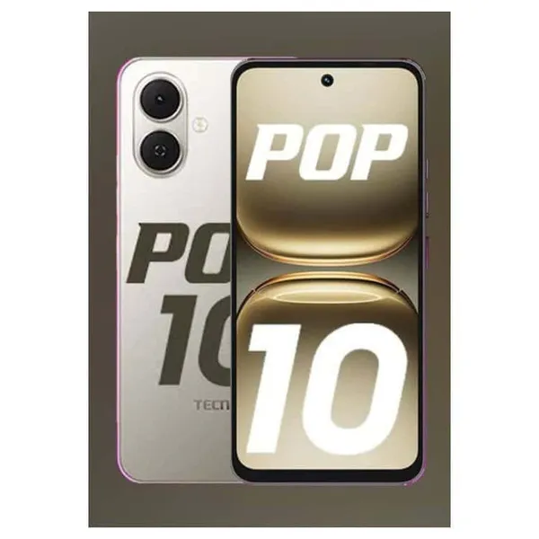 Tecno Pop 10 64 Go ROM 3 Go RAM – Écran 6.67″ 120Hz, Caméra 50 MP, Batterie 5100 mAh