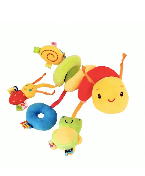 Jouet Suspendu Lit Bébé et Siège Auto – Anneaux Colorés (Modèles Aléatoires)