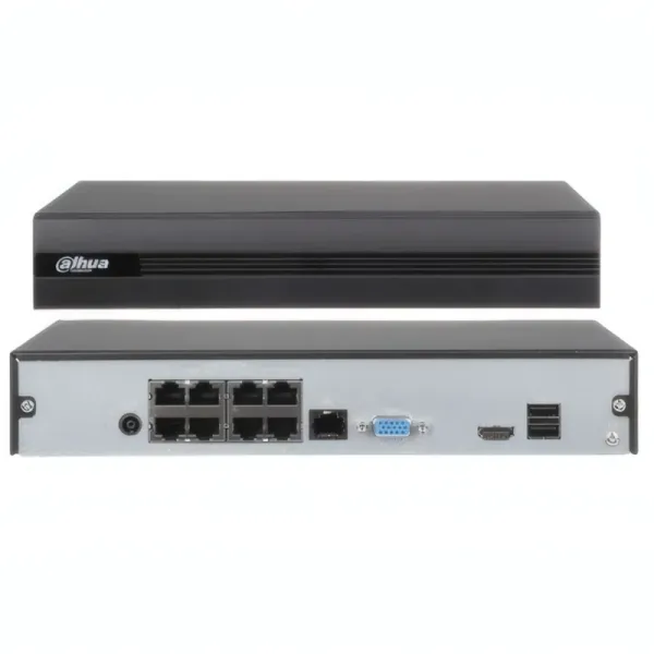 Enregistreur NVR PoE 8 Canaux Dahua DHI-NVR1108HS-8P-S3