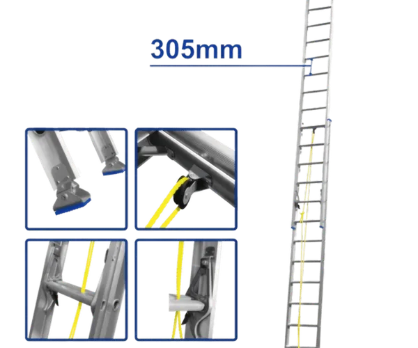 Échelle Extension Aluminium 2×14
