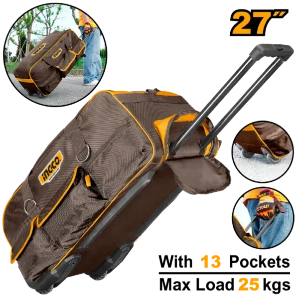 Sac à outils à roulettes 27″ 25 kg – HRRTB2715