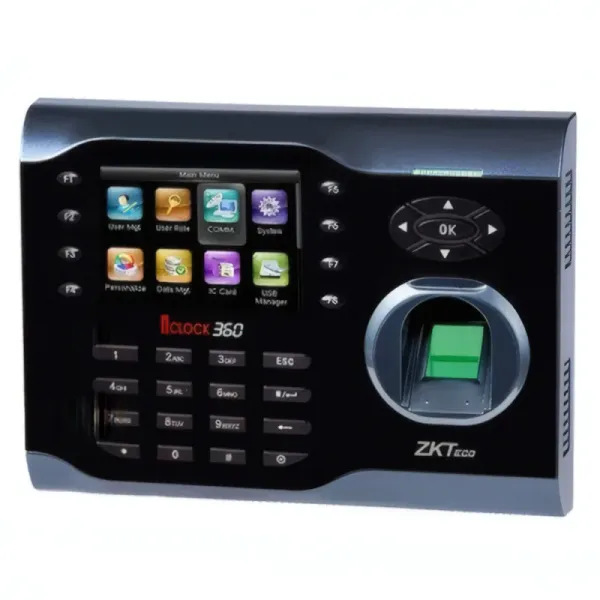 Pointeuse Biométrique ZKTeco iClock360 - Empreinte Digitale et RFID