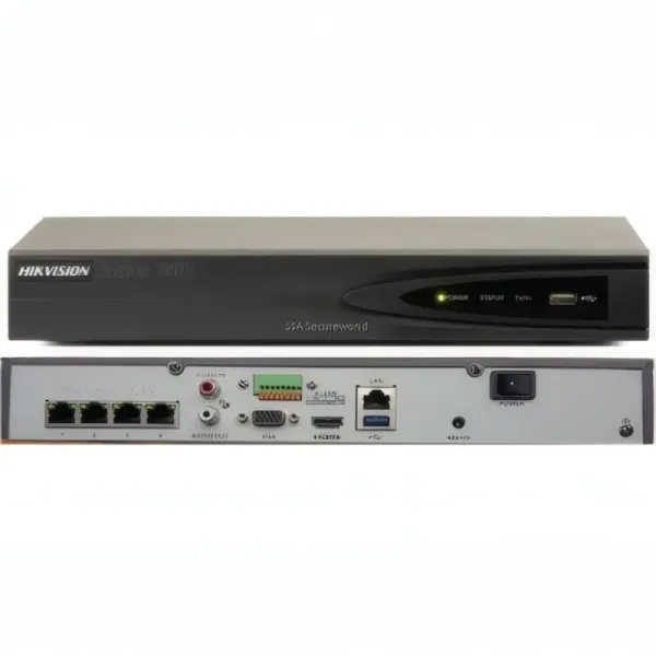 Enregistreur Vidéo Réseau Hikvision DS-7604NXI-K1/4P - 4 Canaux