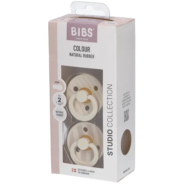 Ensemble de 2 sucettes BIBS Boîte à Bonbons couleurs douces