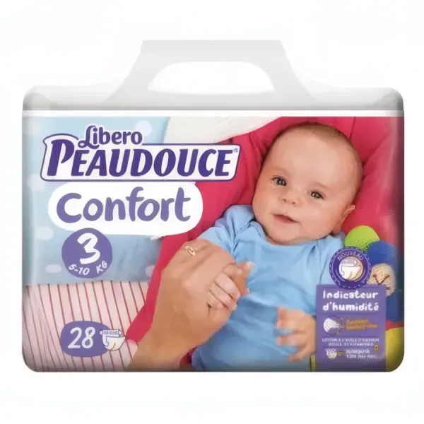Couches Peaudouce 5 a 10kg x28